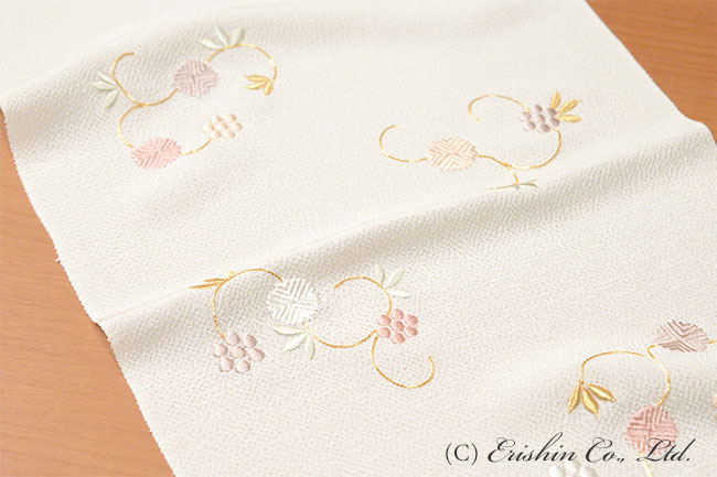 帯揚げ(天神唐草・刺繍)