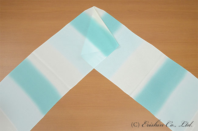 カラフル 帯揚げ 水色系