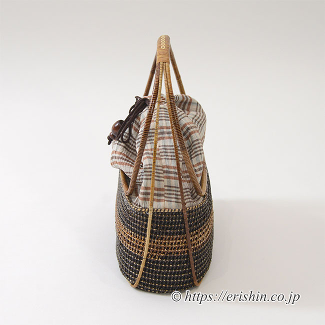 籠巾着バック(ヤンリパオ) 和小物さくら