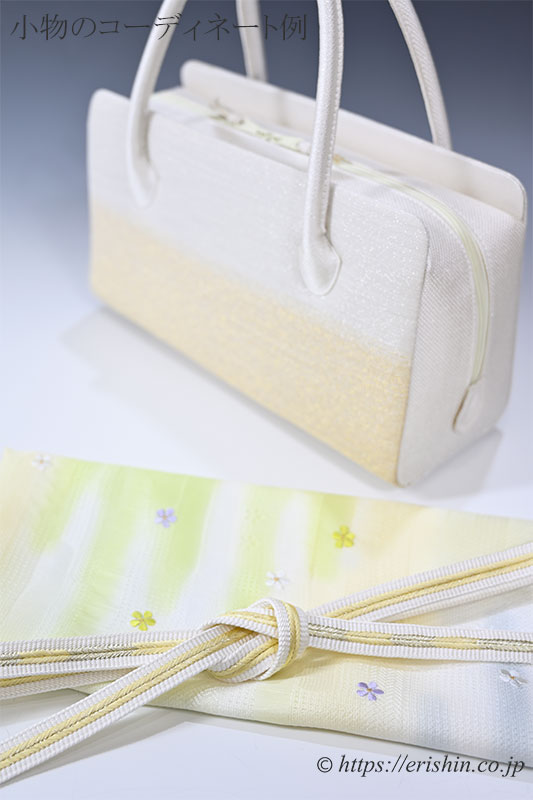 帯揚げ（ヱ霞に桜刺繍）和小物さくら『着物・呉服えり新』
