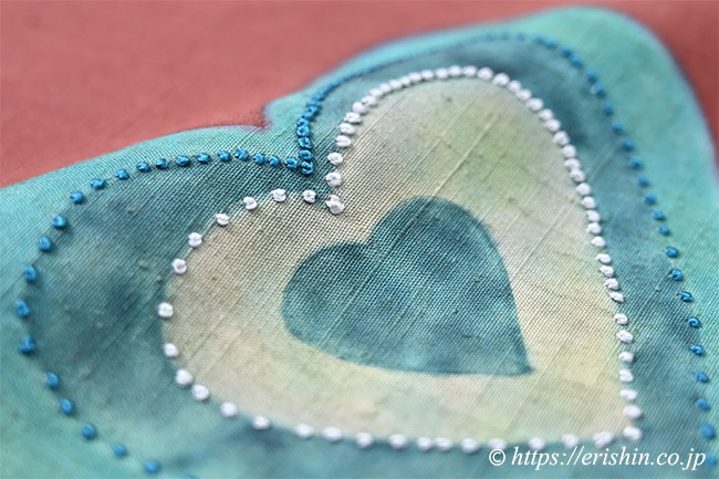 染名古屋帯 相良刺繍