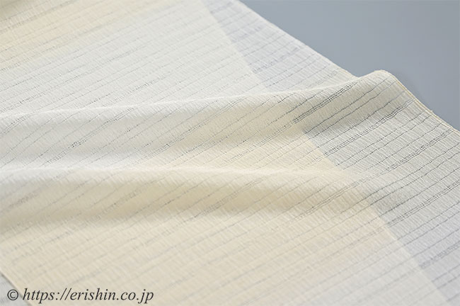 絽帯揚げ(絹縮乱絽/蒸栗色)
