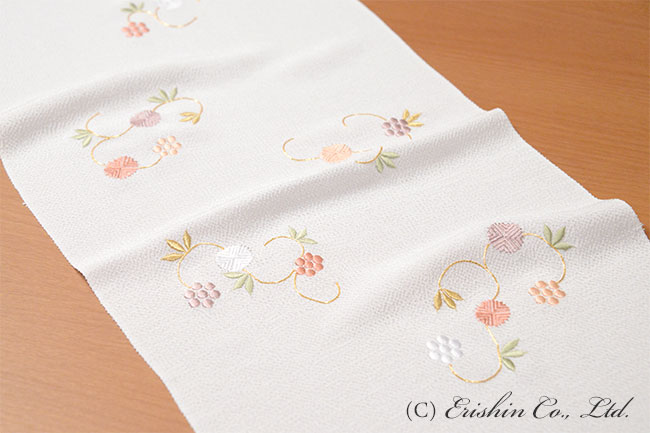 帯揚げ(天神唐草・刺繍)